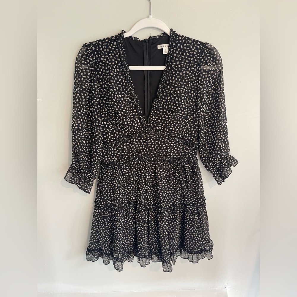 Francesca's Black & White Dress